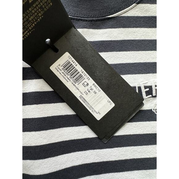 Versace Nautical Stripe T-shirt Size 38 Euro Made in Portugal 1014414 NWT $650 - Picture 9 of 10